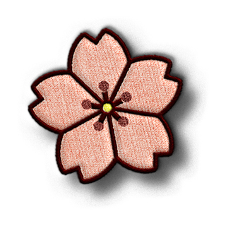 Brave Blossom Logo Patch