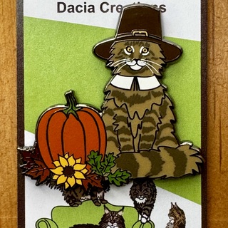 Thanksgiving Coon Pin