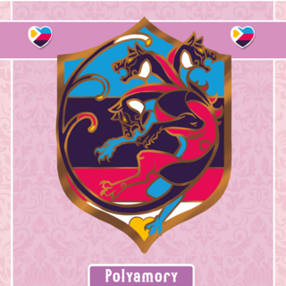 Polyamory Cerberus Hard Enamel Pin