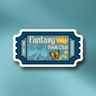 Book Club Sticker - Fantasy