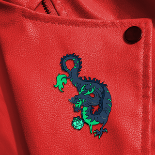 Enamel Pin/D20 Yongwang (Undead)