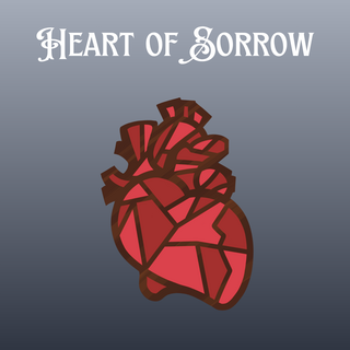 mini heart of sorrow pin