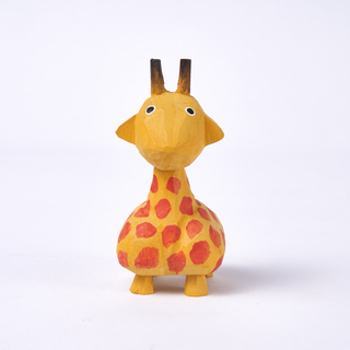 Gogo Carved Wooden Giraffe