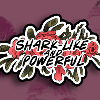 Sharklike and Powerful Sticker