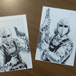 Hand Drawn Art from THE PEACEKEEPERS