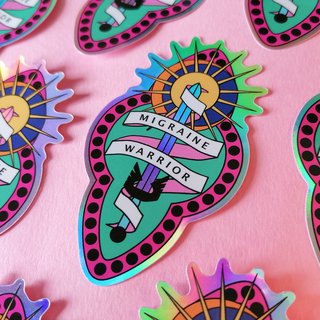 Migraine Warrior Sticker