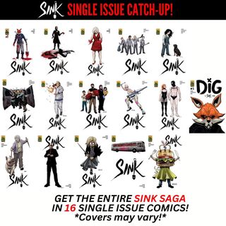 SINK Single Issue Complete Catch-Up Set(SINK #1-15, Dig #1)