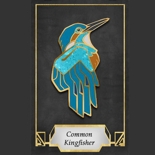 Kingfisher Pin