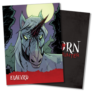 Edward the unicorn trading card