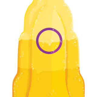 Intersex Lolly Keychain