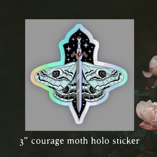 STICKER- Courage moth