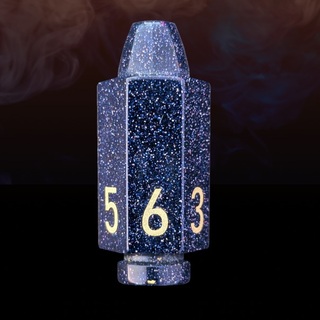 Blue Sandstone Bullet D6 Dice