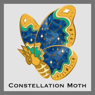 Constellation Moth Pin