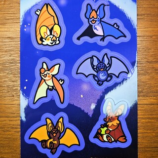 Batty Sticker Sheet