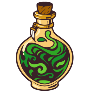 Naga Venom Vial Pin
