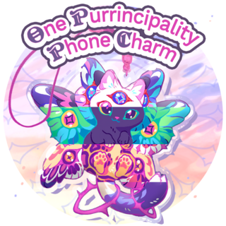 Purrincipality Phone Charm