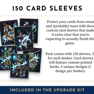 Custom Card Sleeves, 6 designs