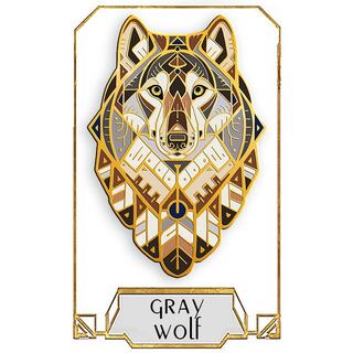 Gray Wolf Pin