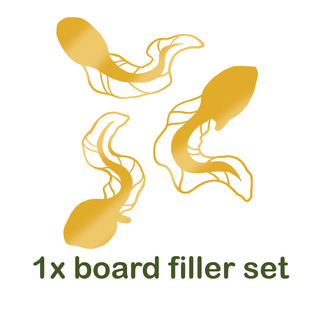 Set of board fillers - enamel pins