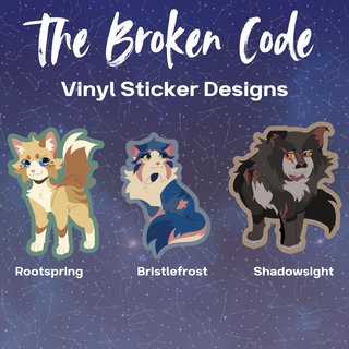 The Broken Code Vinyl Stickers