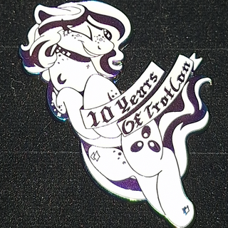 10 years of TrotCon Pin - 2022