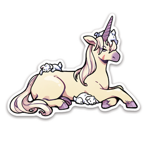 "Annoyed Unicorn" Sticker