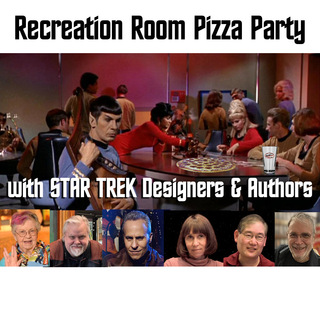 New Recreation Room Pizza Party with Star Trek Designers and Authors