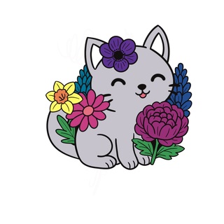 Blossom Kitty Pin