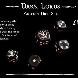 Dark Lords Faction Dice Set (5)