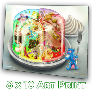 8x10 Aspic Pie Art Print
