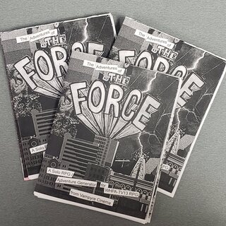 PRINT - B&W - The Adventures of the Force