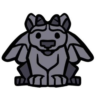 Little gargoyle (collab pin)