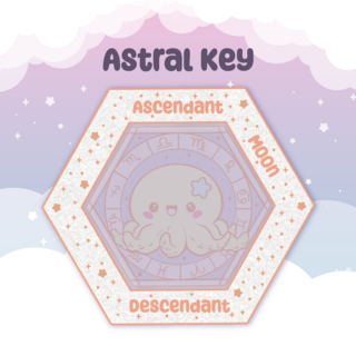 Astral Key Halo Pin