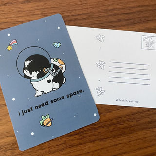 Astronaut Bunny Postcard
