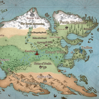 Map of Darnisi - 11"x17" Glossy Poster