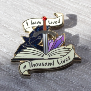 Thousand Lives enamel pin