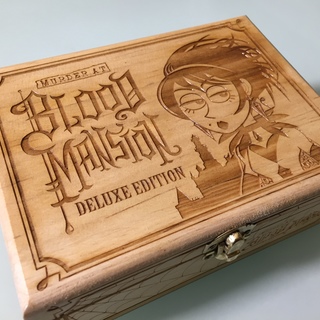 Murder at Blood Mansion in Wooden Box