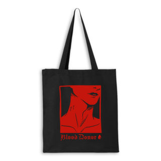 Blood Donor Tote Bag - Black