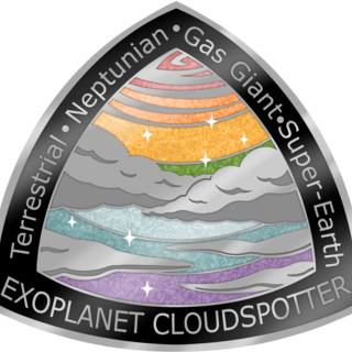 Exoplanet Cloudspotter Enamel Pin