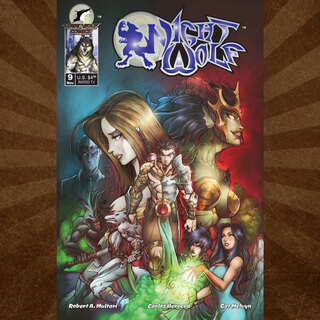 Night Wolf #9 Standard Cover By Carlos Herrera