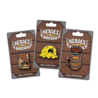 Heroes of Barcadia Pin Pack