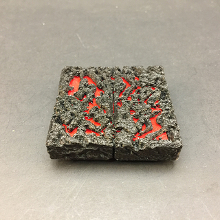 Single Lava Crust Crown - Square