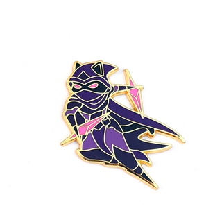 S3 Cat Rogue Purple Pin