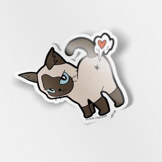 Vinyl Sticker Cat Fart