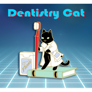 Dentistry Cat Pin