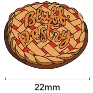 Bluff Pastry Enamel Pin