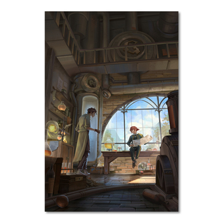 Arthur & Gideon in Lab Giclée Print