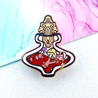 "Red Mushroom Potion" Enamel Pin