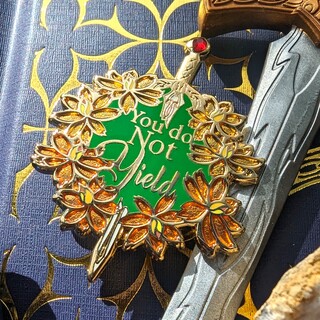 You do not Yield enamel pin