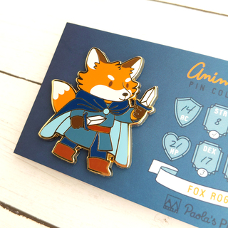 Fox Rogue Enamel Pin